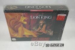 Disney THE LION KING (Super Nintendo Entertainment) FACTORY SEALED! Rare SNES