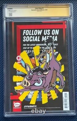 Disney The Lion King #1 Signed, Sketched, And Cut Out Art By C Whitehead CGC 9.8