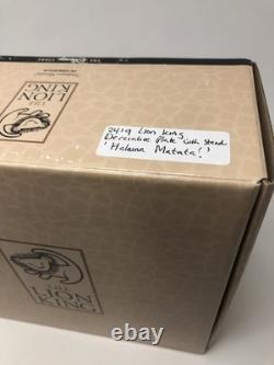 Disney The Lion King 3D Collector Plates Limited Edition Set of 4 NIB
