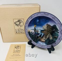 Disney The Lion King 3D Collector Plates Limited Edition Set of 4 NIB