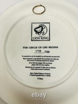 Disney The Lion King 3D Collector Plates Limited Edition Set of 4 NIB