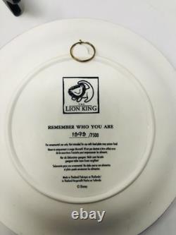 Disney The Lion King 3D Collector Plates Limited Edition Set of 4 NIB