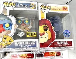 Disney The Lion King 8 Piece Funko Pop Set Exclusives + Vaulted 2019 Funko