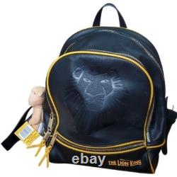 Disney The Lion King Black & Yellow Backpack From The Broadway Show + New Simba