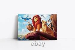 Disney The Lion King Framed Canvas Wall Art Print Kids Bedroom Decor Family