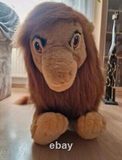 Disney The Lion King Giant Mufasa Plush The Lion King Rare Plush