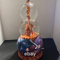 Disney The Lion King I CAN'T WAIT TO BE KING 2 Tier Snow Globe. Rare