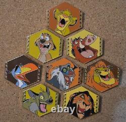 Disney The Lion King Laughing Mystery Pin Full 8 Pin set