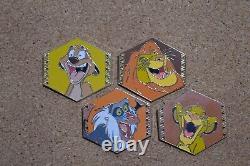 Disney The Lion King Laughing Mystery Pin Full 8 Pin set