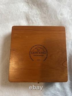 Disney The Lion King Limited Edition Watch and Pin Set 1994 1950/5000 Vintage