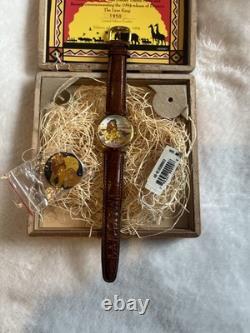 Disney The Lion King Limited Edition Watch and Pin Set 1994 1950/5000 Vintage
