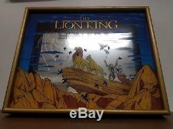 Disney The Lion King Movie Glass Picture / LE Limited Rare
