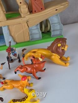 Disney The Lion King Pride Lands Play Set, Figures, Toy Bundle, Working Lift Toy