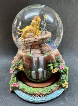 Disney The Lion King Rotating Musical Glitter Globe by The Bradford Exchange