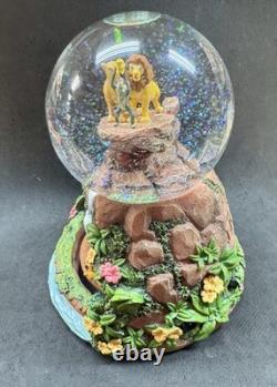 Disney The Lion King Rotating Musical Glitter Globe by The Bradford Exchange