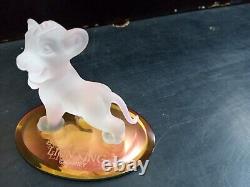 Disney The Lion King Simba Glass Figurine Figure