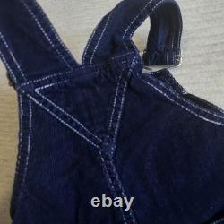 Disney The Lion King Simba's Pride KOVU Blue Corduroy Overalls Baby 6M Vintage