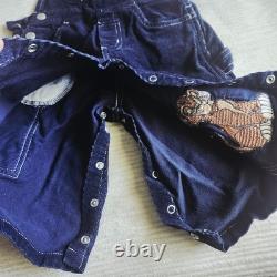 Disney The Lion King Simba's Pride KOVU Blue Corduroy Overalls Baby 6M Vintage