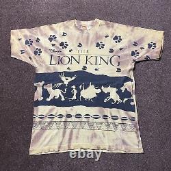 Disney The Lion King Single Stitch Graphic Print Vintage T-shirt Mens XL