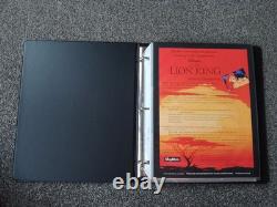 Disney The Lion King Skybox Series 1+2 Master Set in Binder Rare