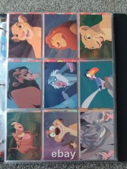 Disney The Lion King Skybox Series 1+2 Master Set in Binder Rare
