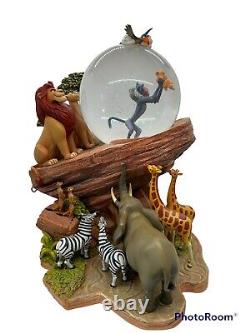 Disney The Lion King The Circle of Life Musical, Animated Snowglobe WORKS