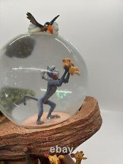 Disney The Lion King The Circle of Life Musical, Animated Snowglobe WORKS