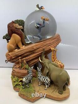 Disney The Lion King The Circle of Life Musical, Animated Snowglobe htf WORKS