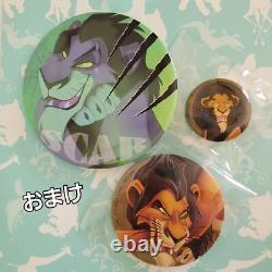 Disney The Lion King lot set Scar Villains Plush Rubber Mascot Pin Badge Vintage