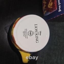 Disney The Lion King mug 3D Embossed Simba Brand New Boxed