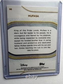 Disney Topps Chrome 2025 Mufasa Lion King Orange Refractor # /25