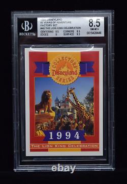 Disney Trading Card BGS Graded Lion King Parade Disneyland 40 Years of Adventure