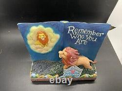 Disney Traditions Story Book The Lion King Rare Figurine Remember Who You Are