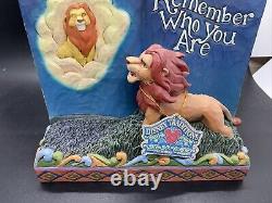 Disney Traditions Story Book The Lion King Rare Figurine Remember Who You Are