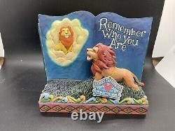 Disney Traditions Story Book The Lion King Rare Figurine Remember Who You Are