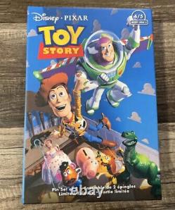Disney VHS Pin Set Series 2 Aladdin Goofy Lion King Toy Story Pooh New Sealed