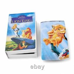 Disney VHS Throw Blanket 4Pk Cinderella Lion King Toy Story Beauty Beast 50x70