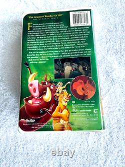 Disney Vintage VHS The Lion King Masterpiece Collection 1995