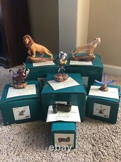 Disney WDCC Set of 6 The Lion King Figurines
