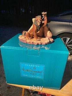 Disney WDCC The Lion King Scar Life's Not Fair, Is It Figurine withBox & COA