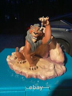 Disney WDCC The Lion King Scar Life's Not Fair, Is It Figurine withBox & COA