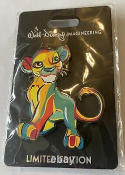 Disney WDI Imagineering MOG Color Splash Simba Cub Lion King Pop Art Pin LE 250