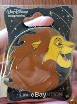 Disney WDI Pin Simba Profile LE 250 The Lion King Hero MOG Imagineering