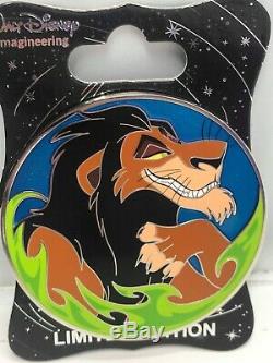 Disney WDI Scar Villain Profile LE 250 Pin The Lion King Simba