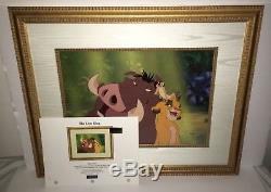 Disney animation cel the lion king hakuna matata rare limited edition art cell