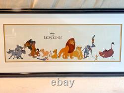 Disney's LION KING CAST OF CHARACTERS Limited Edition Cel BEAUTIFUL & Imperfect