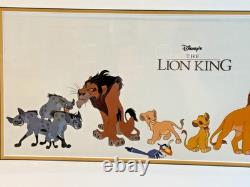 Disney's LION KING CAST OF CHARACTERS Limited Edition Cel BEAUTIFUL & Imperfect