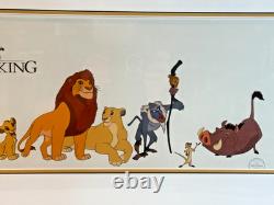 Disney's LION KING CAST OF CHARACTERS Limited Edition Cel BEAUTIFUL & Imperfect