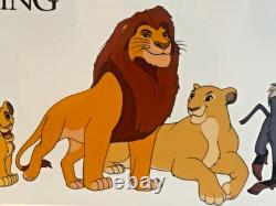 Disney's LION KING CAST OF CHARACTERS Limited Edition Cel BEAUTIFUL & Imperfect