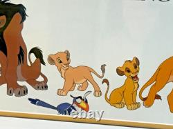 Disney's LION KING CAST OF CHARACTERS Limited Edition Cel BEAUTIFUL & Imperfect